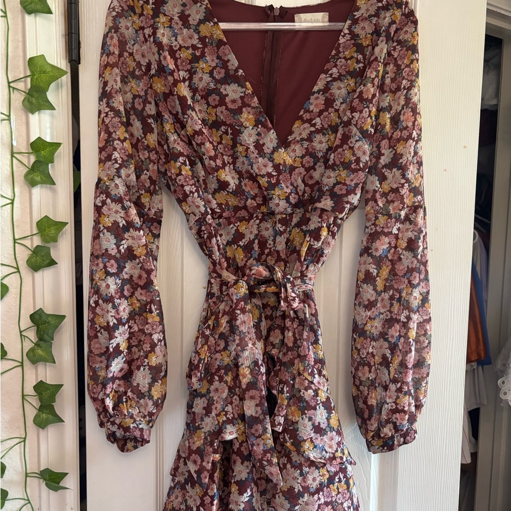 Altered State Floral Long-Sleeve Dress